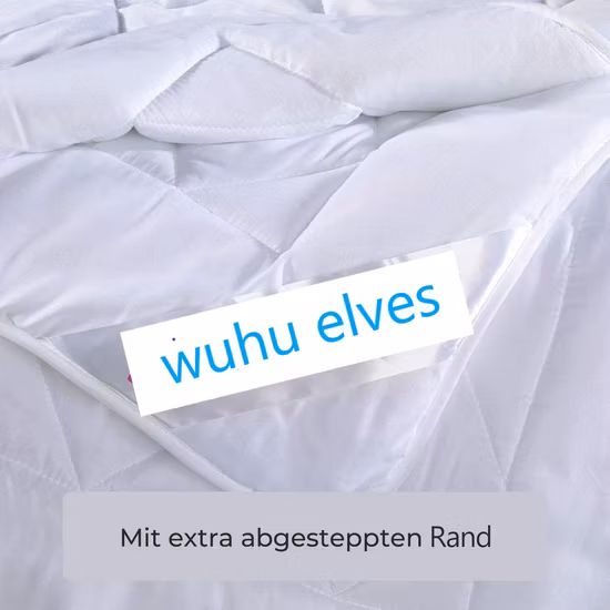 卸売ポリエステル屋内マイクロファイバーキルト布団インサートホーム掛け布団ホワイト